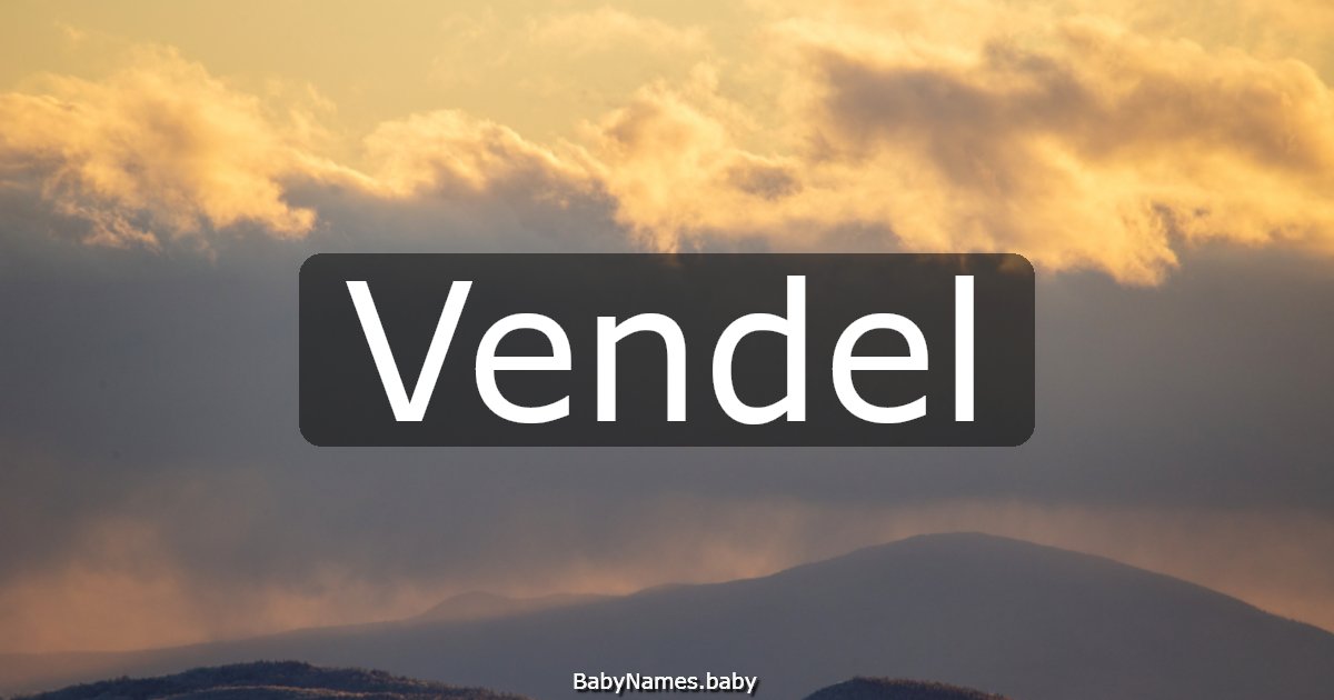 Vendel