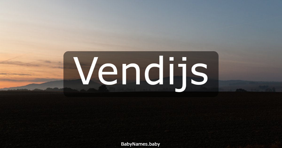 Vendijs