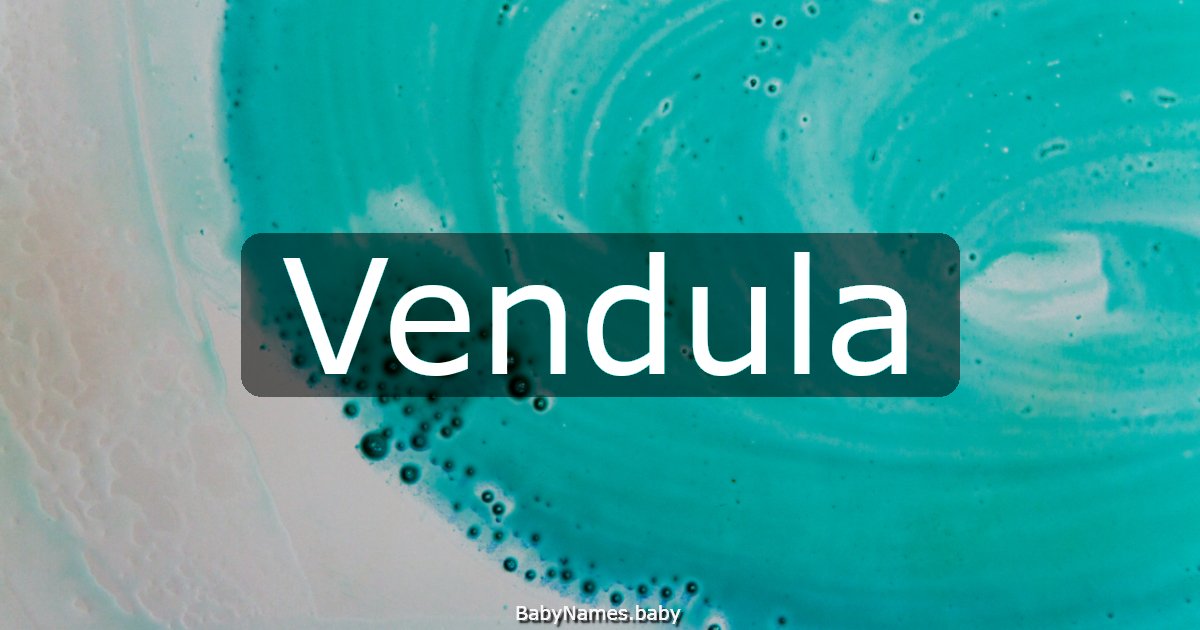 Vendula