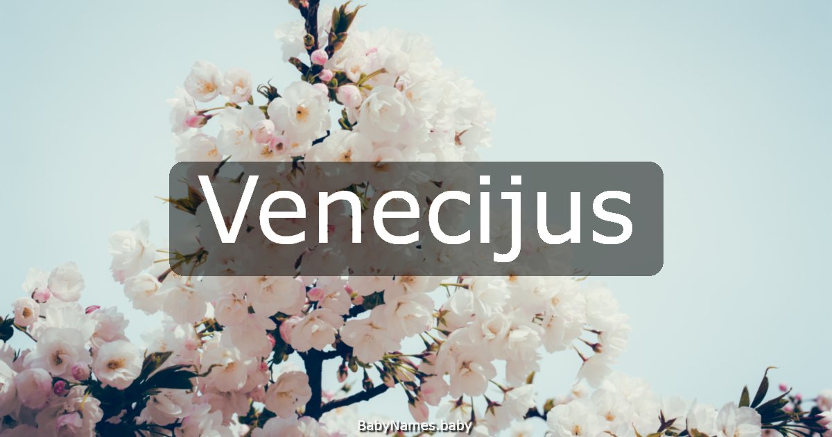 Venecijus