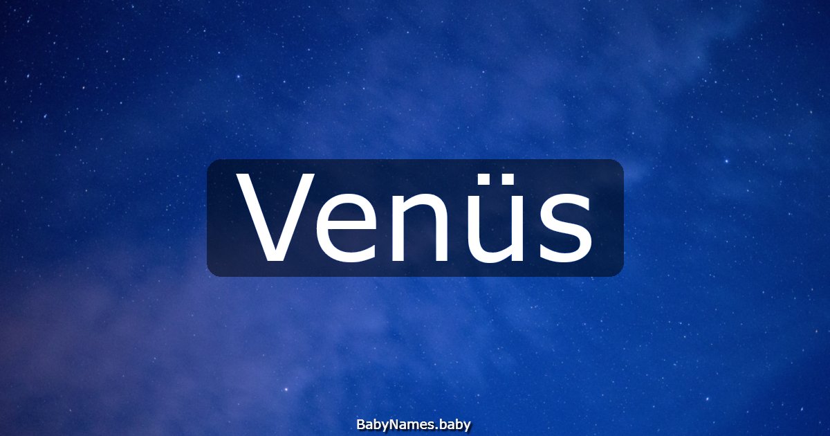 Venüs