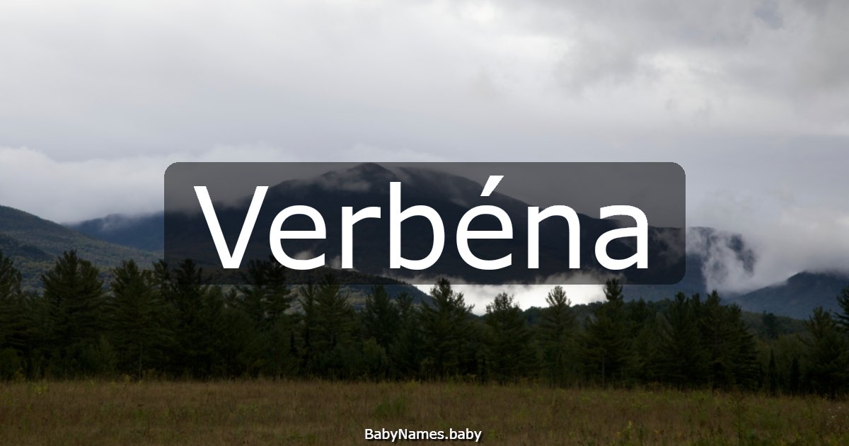 Verbéna
