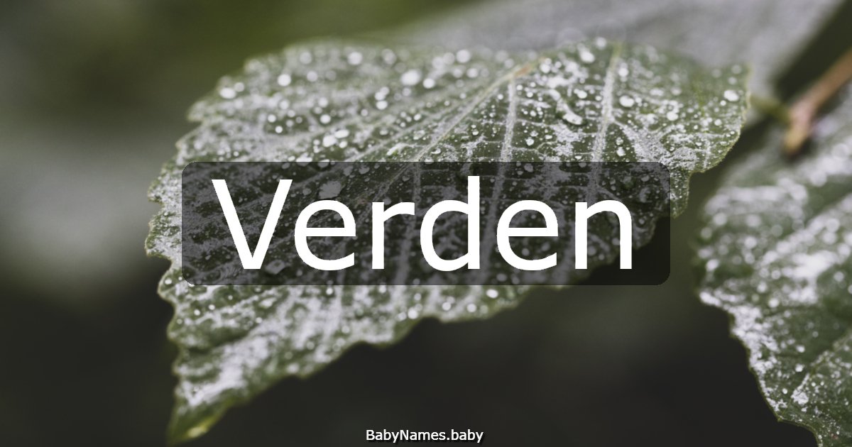 Verden