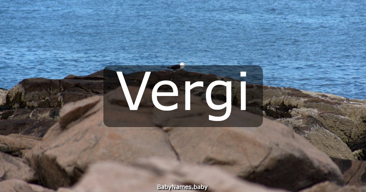 Vergi