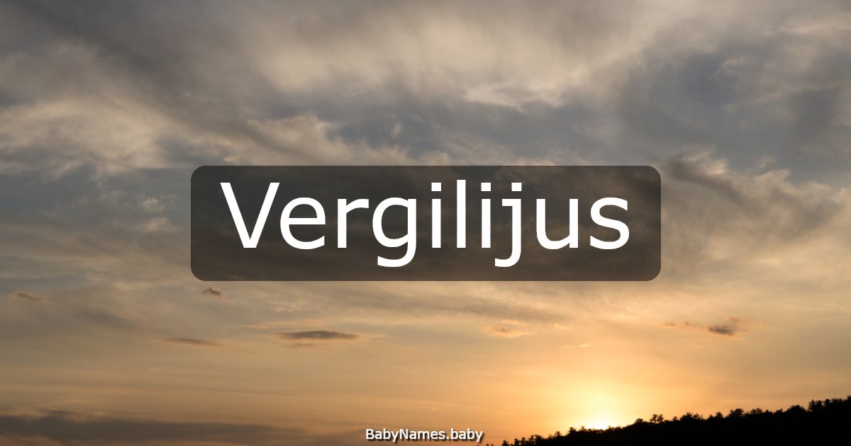 Vergilijus