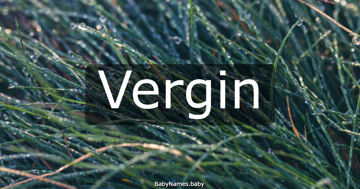 Vergin