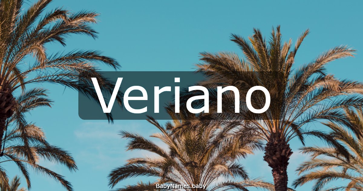 Veriano