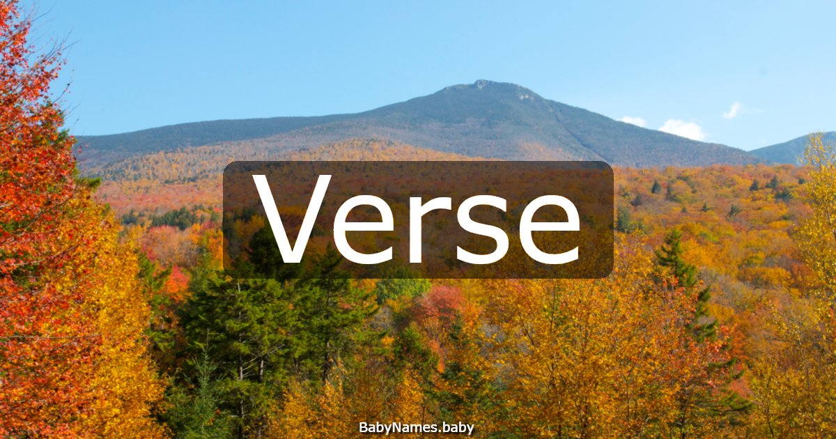 Verse