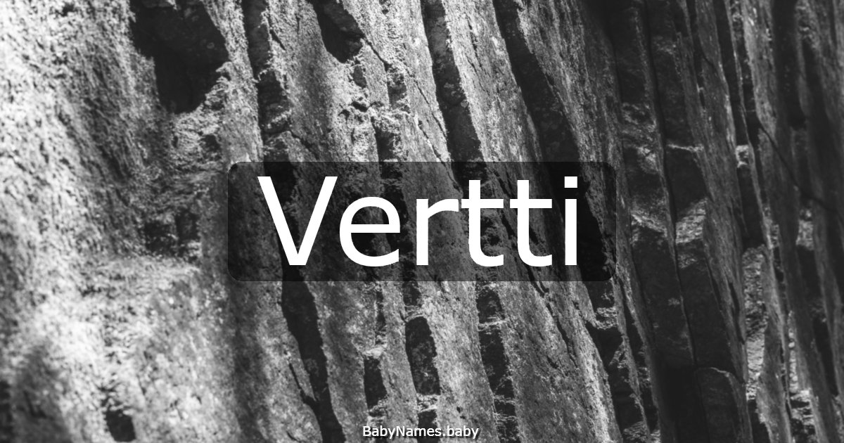 Vertti