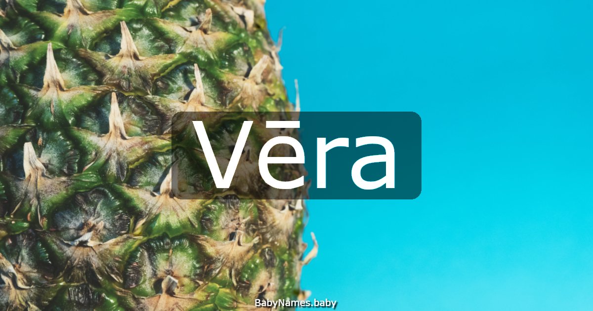 Vēra
