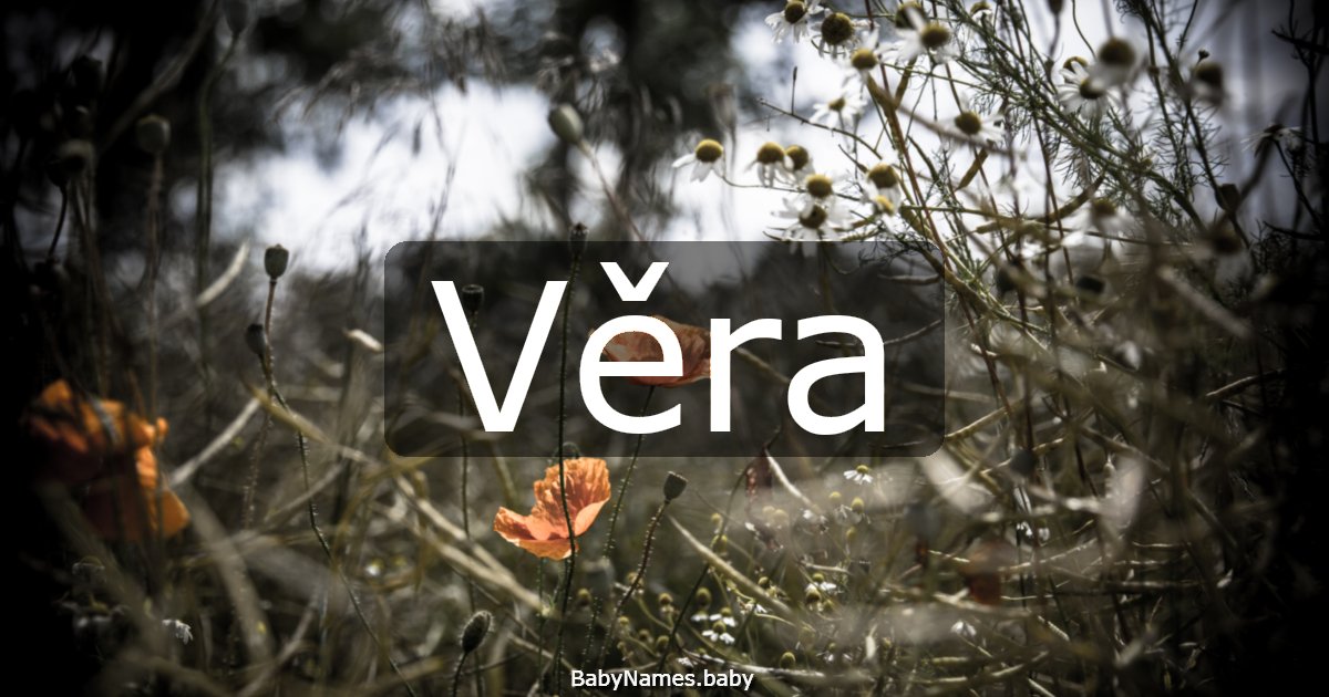 Věra