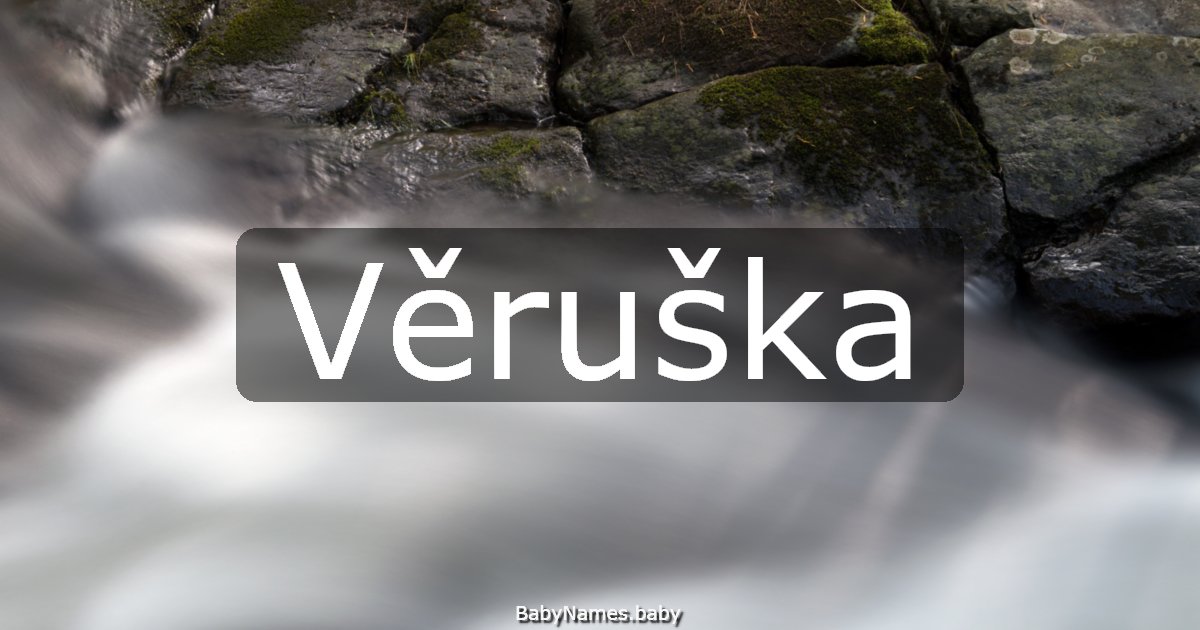 Věruška