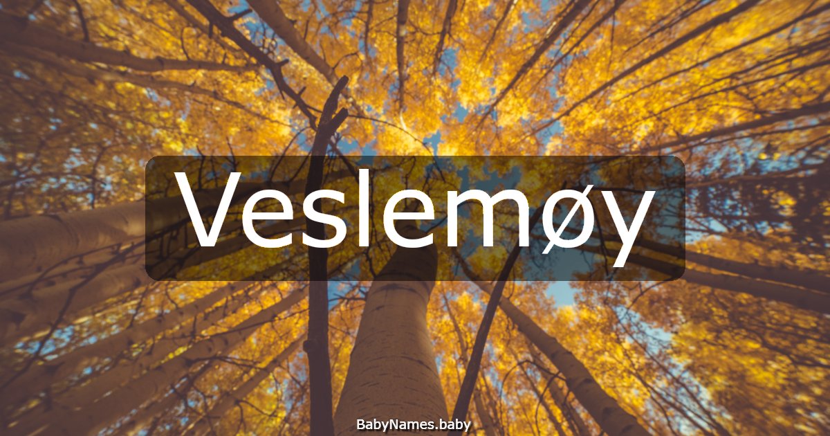 Veslemøy