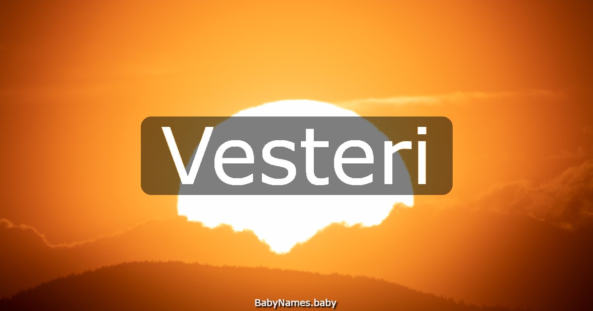 Vesteri
