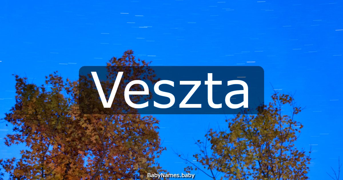 Veszta