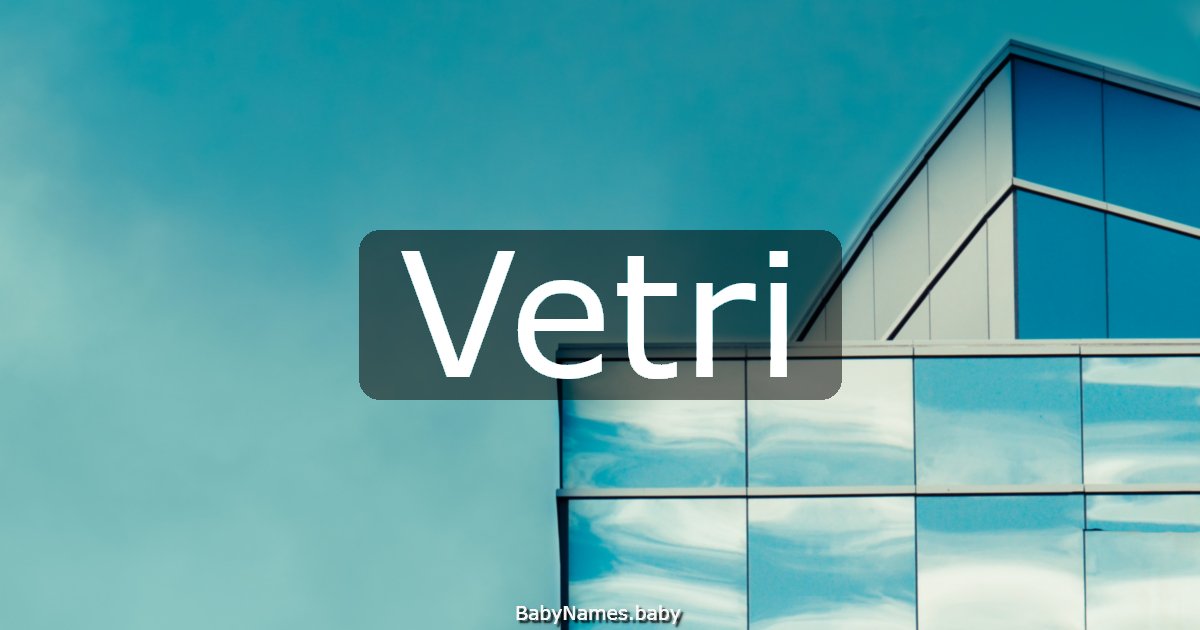 Vetri