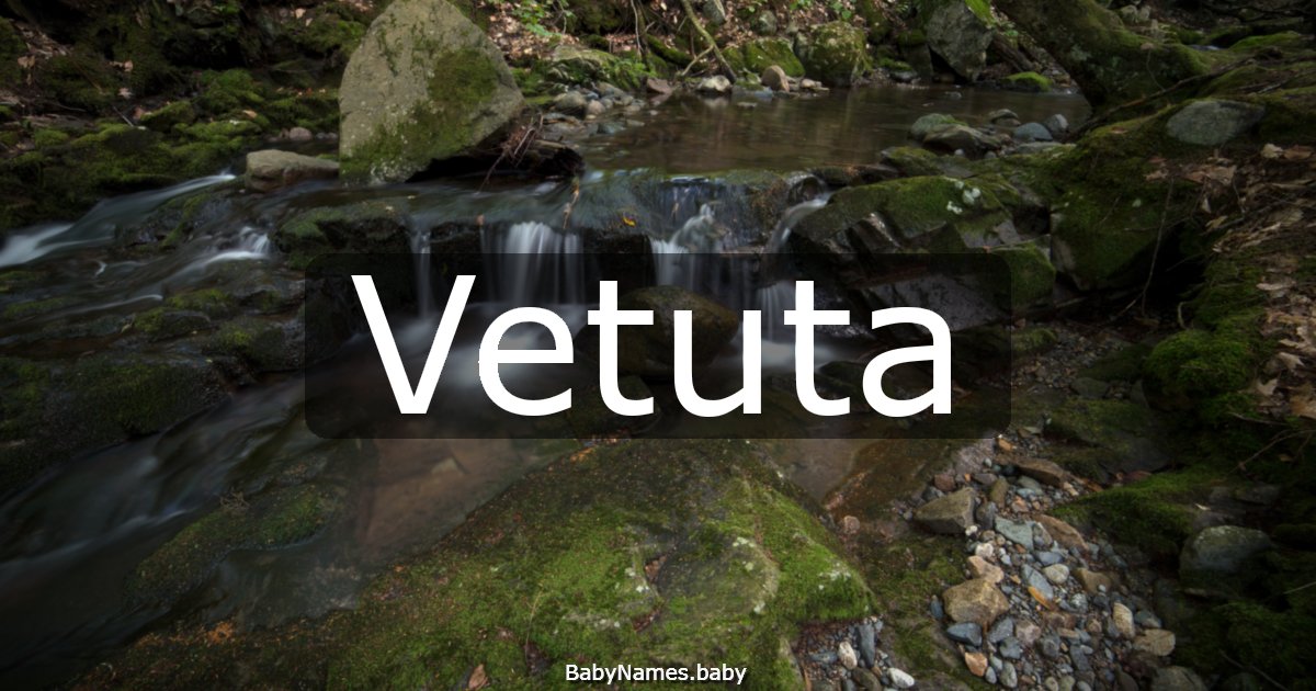 Vetuta