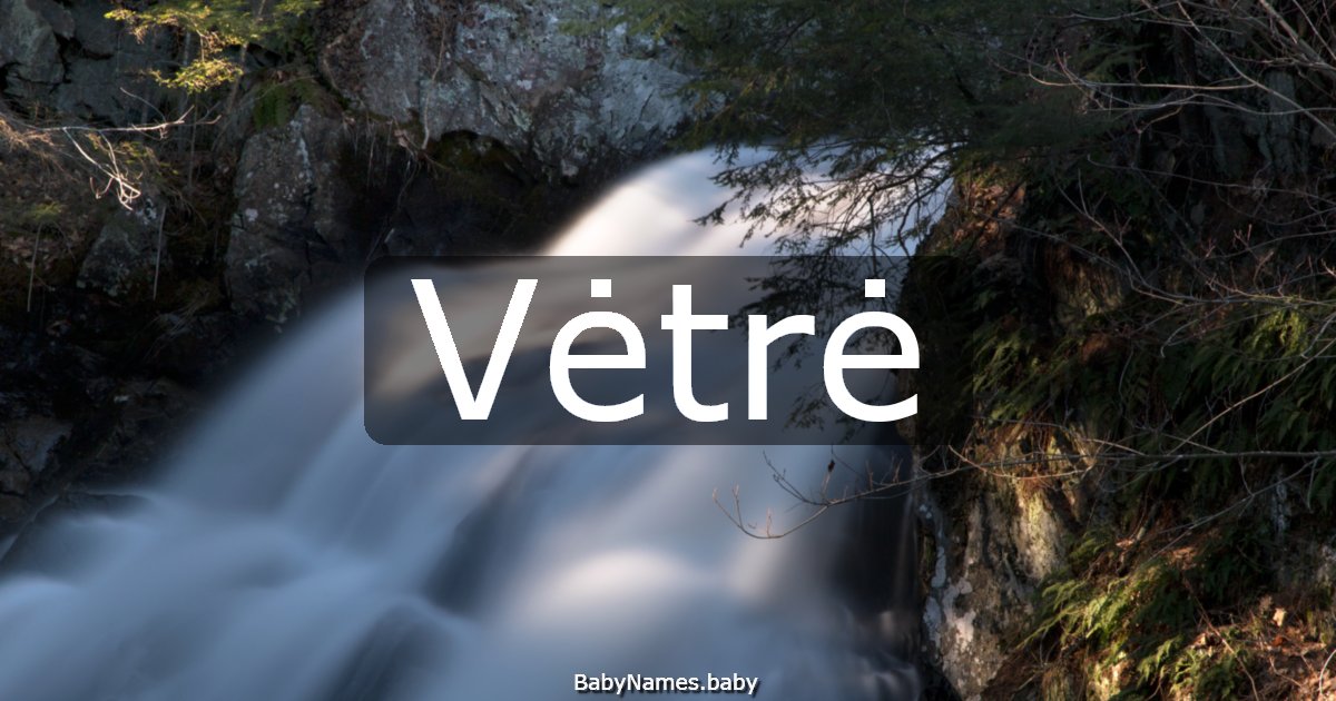 Vėtrė