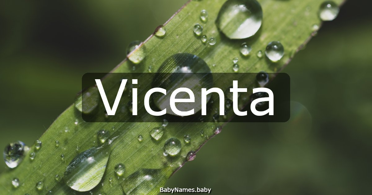 Vicenta