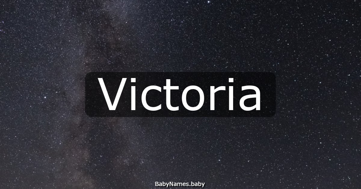 Victoria