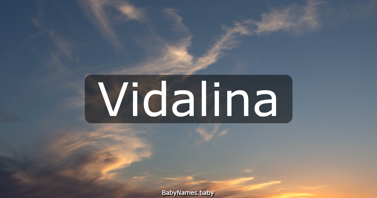Vidalina