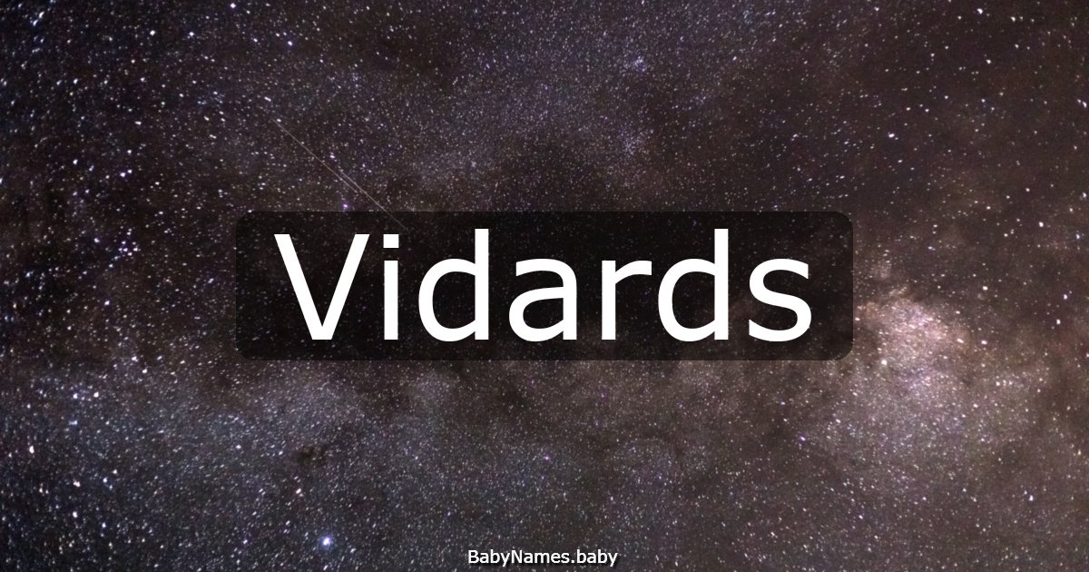 Vidards