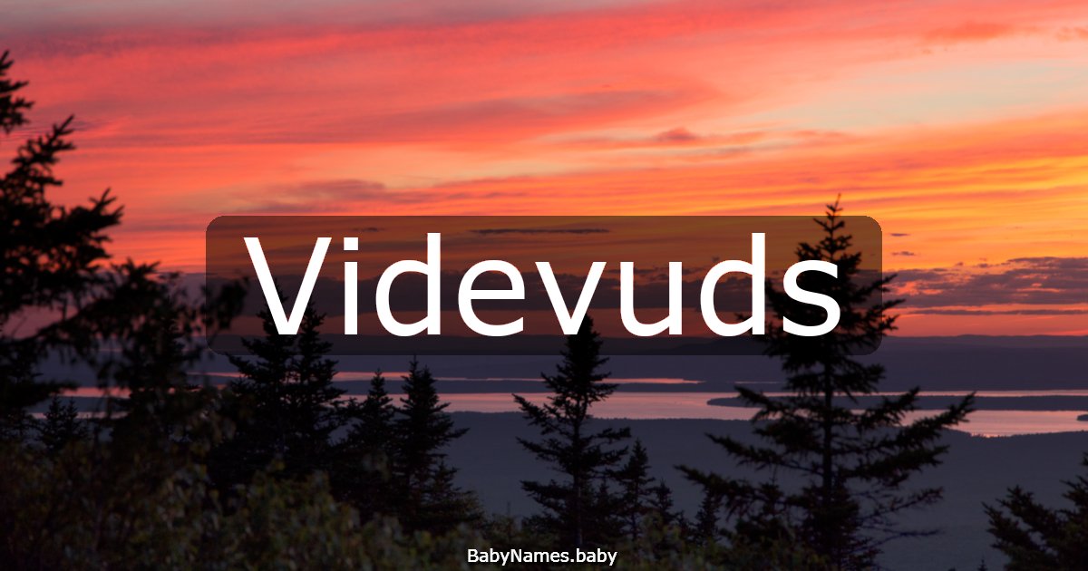 Videvuds