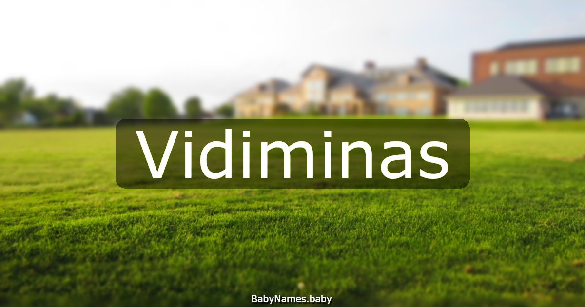 Vidiminas