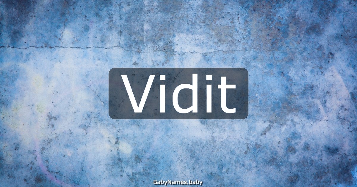 Vidit