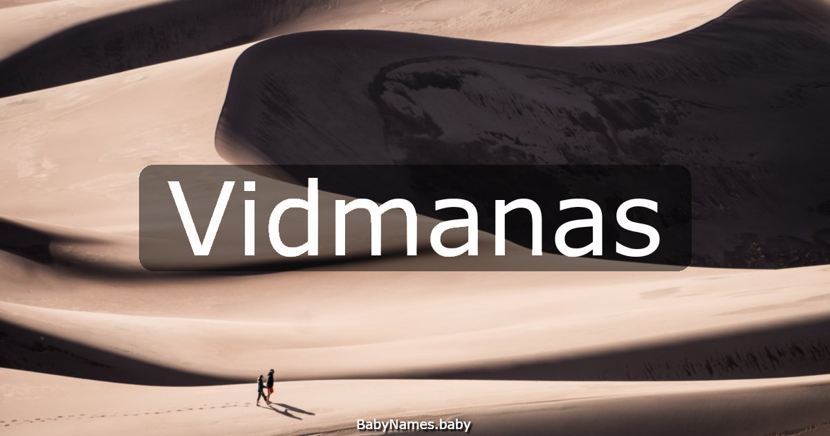 Vidmanas