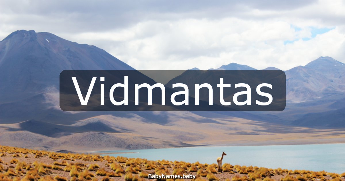 Vidmantas
