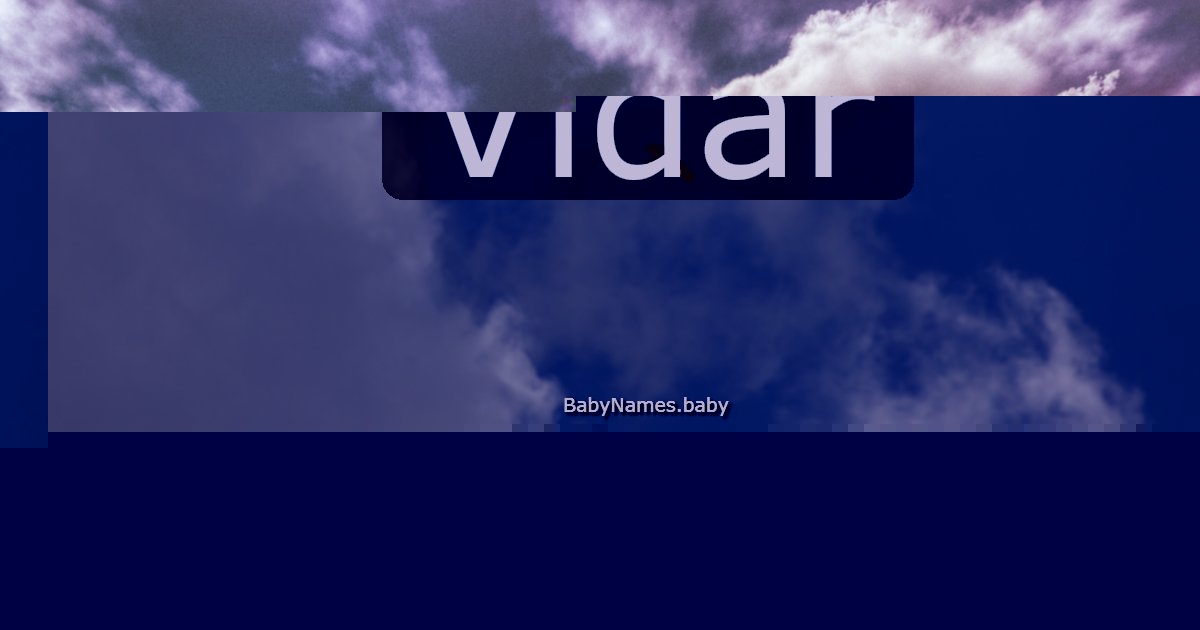 Vidár