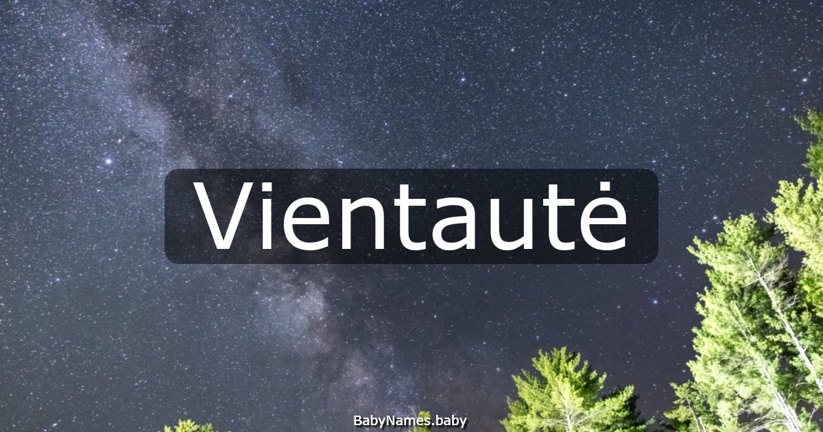 Vientautė