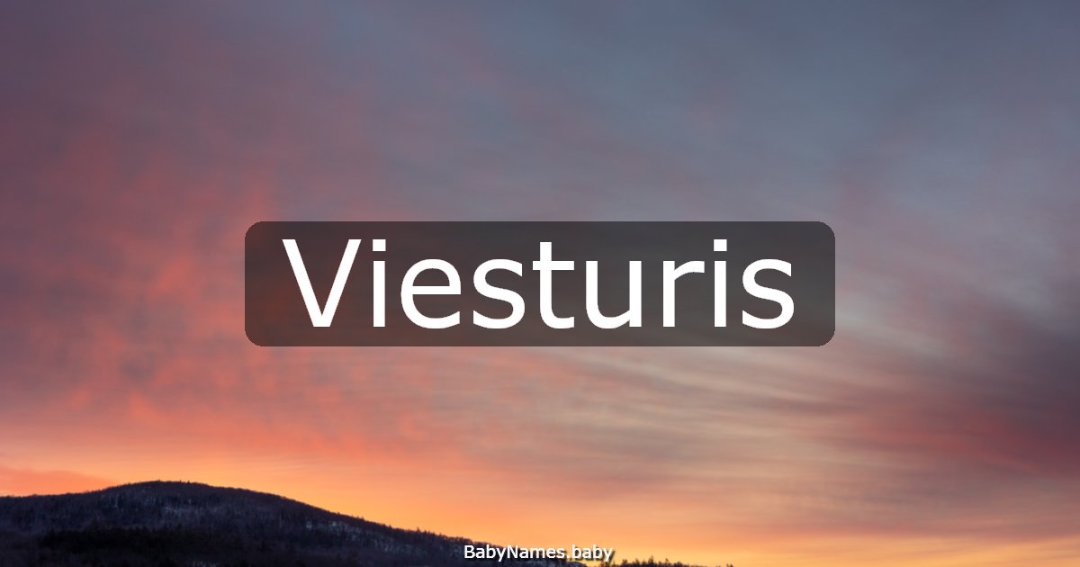 Viesturis