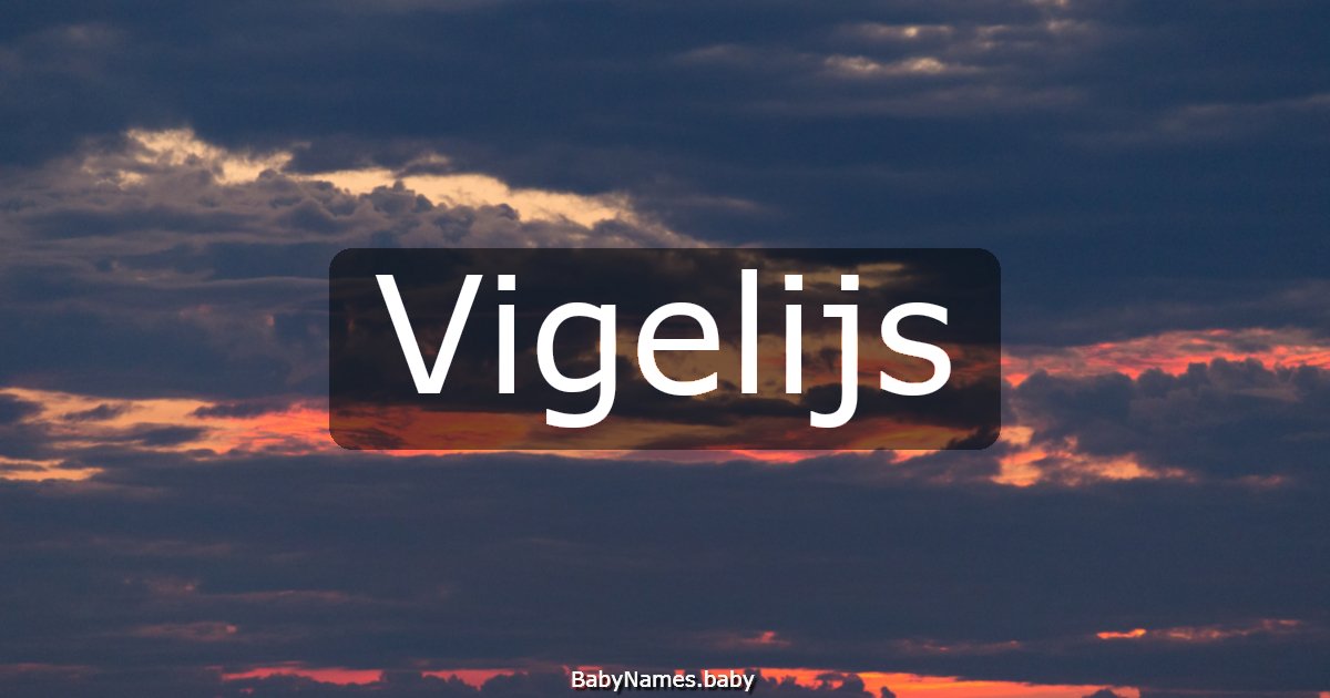 Vigelijs