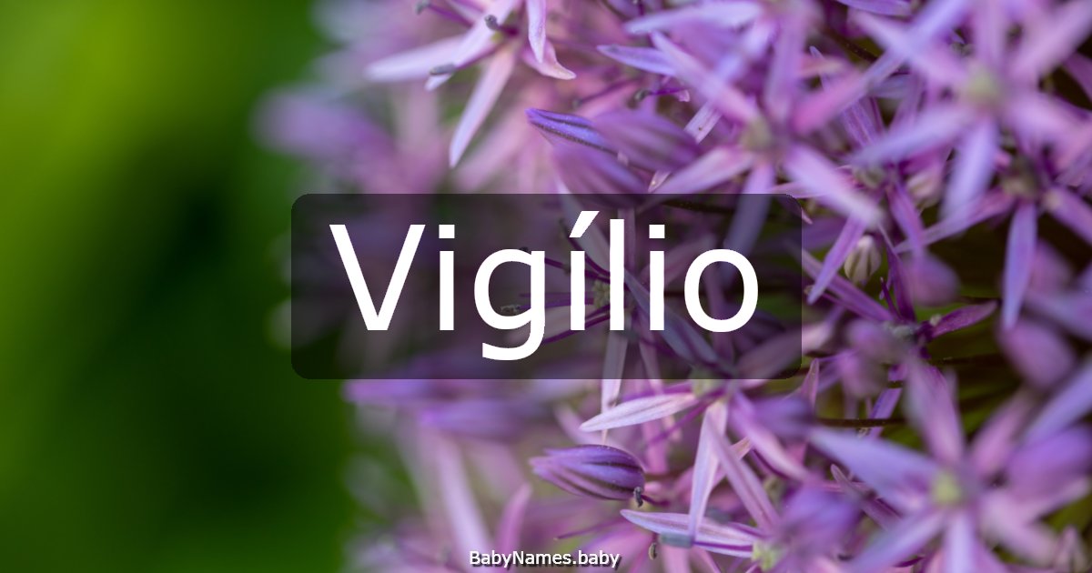 Vigílio