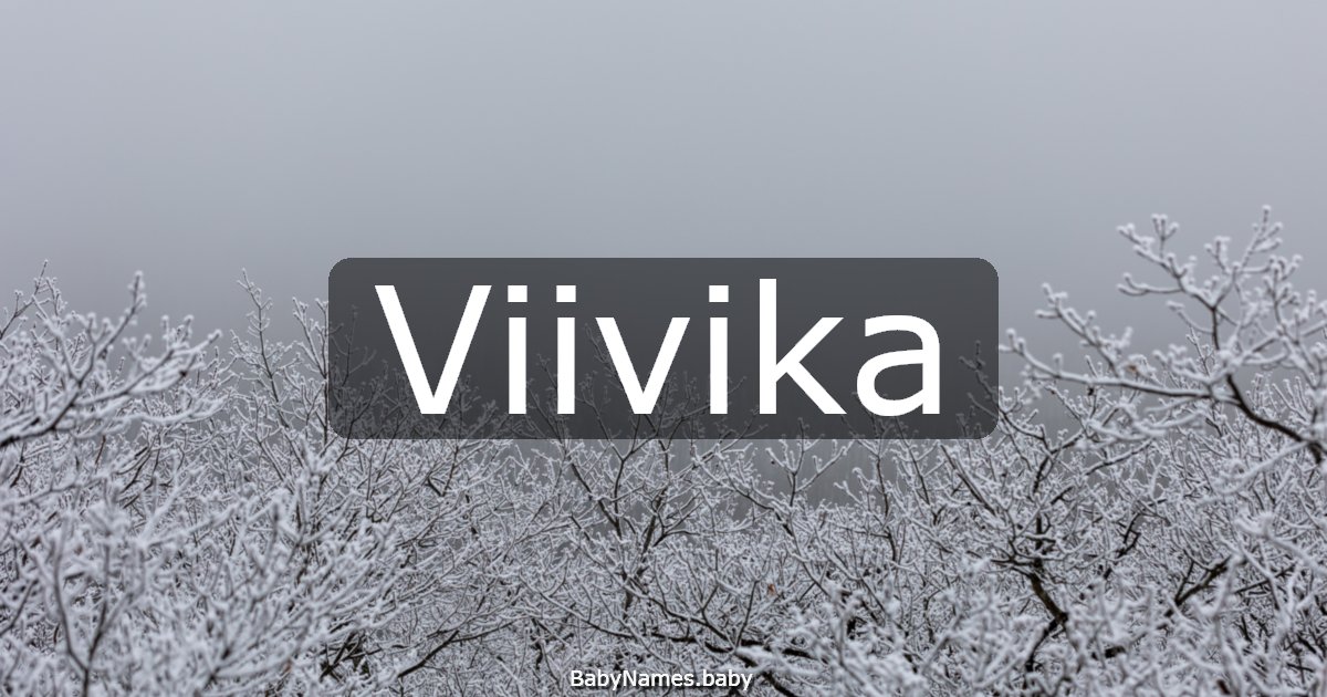 Viivika