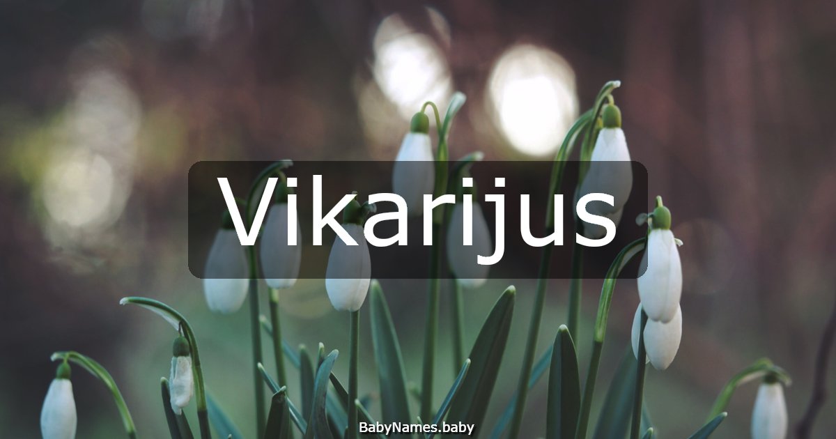 Vikarijus