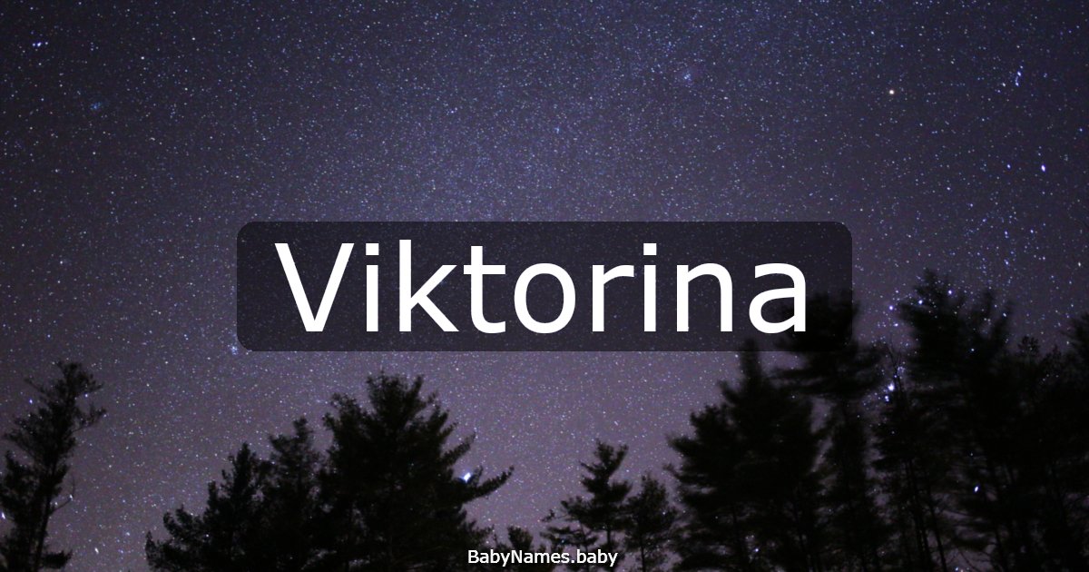 Viktorina
