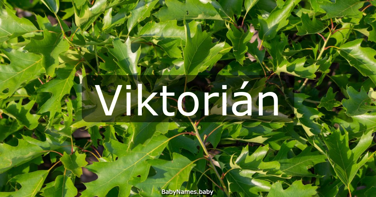 Viktorián