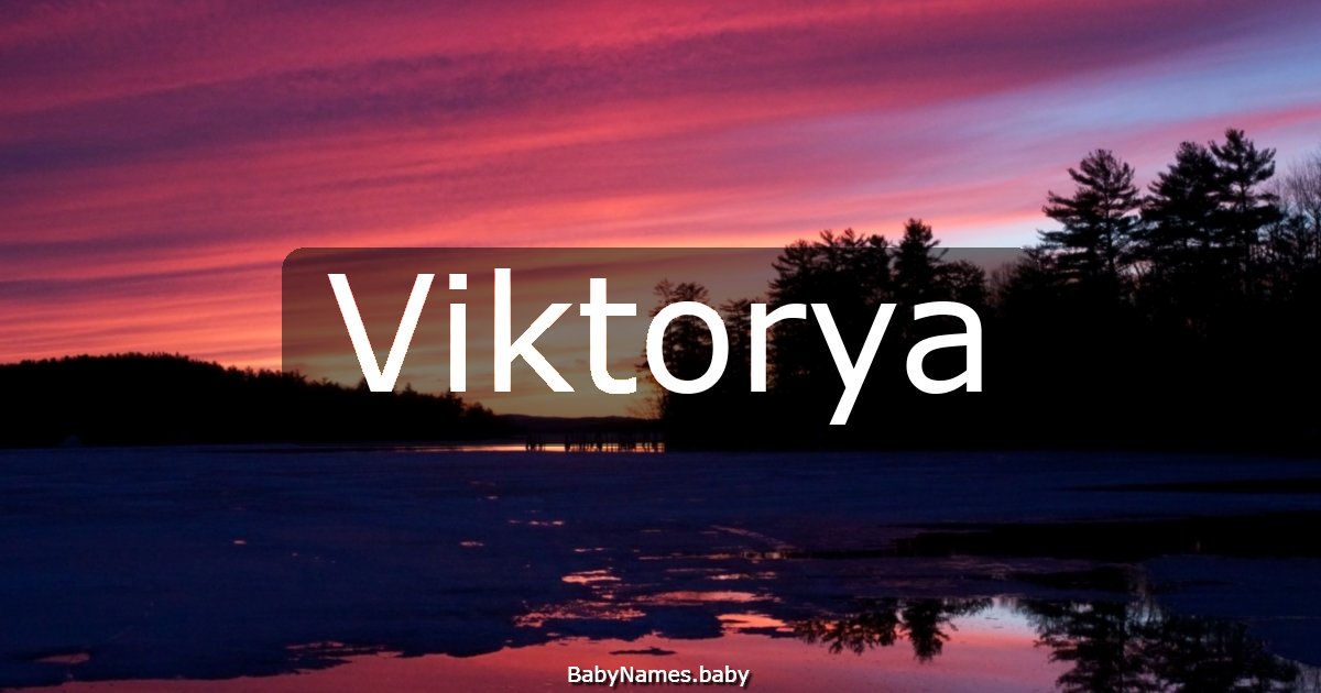 Viktorya