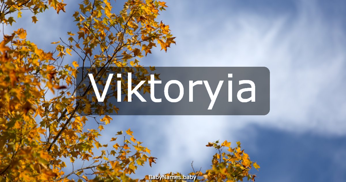 Viktoryia