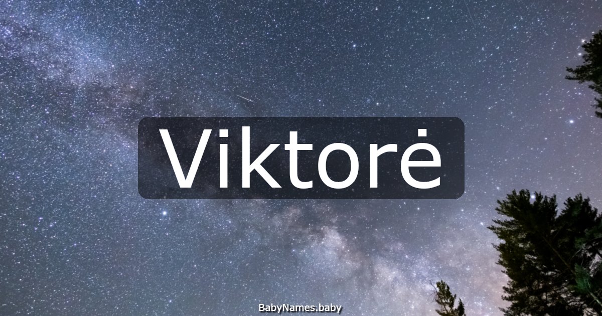 Viktorė