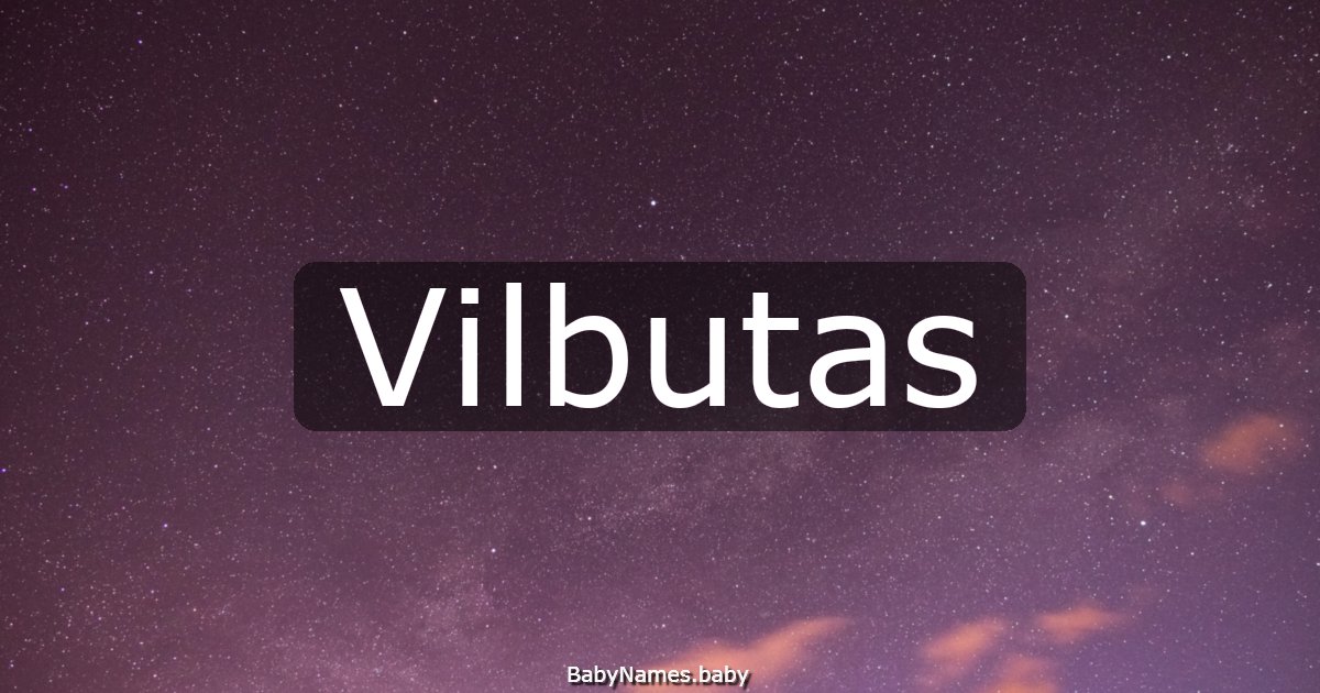 Vilbutas