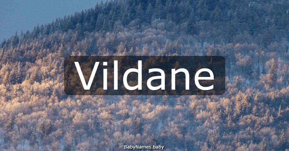 Vildane