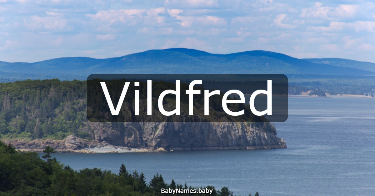 Vildfred