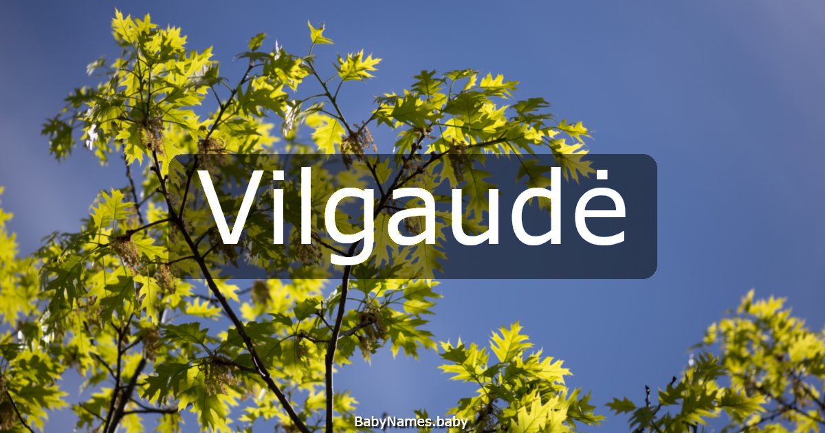 Vilgaudė
