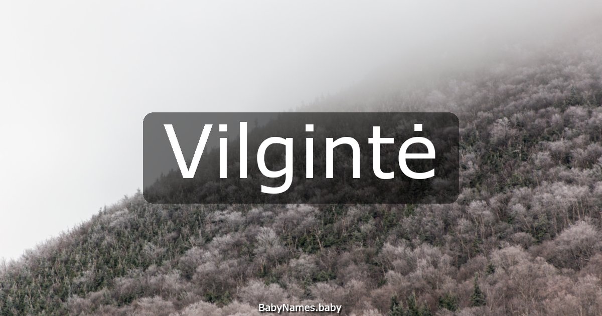 Vilgintė