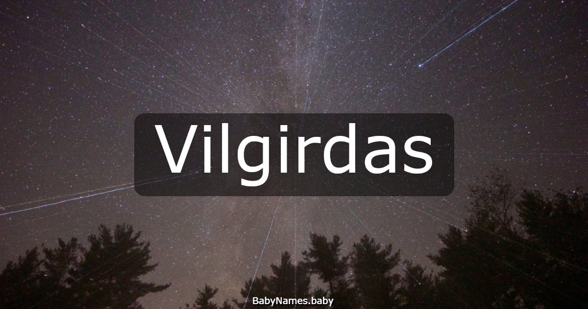 Vilgirdas