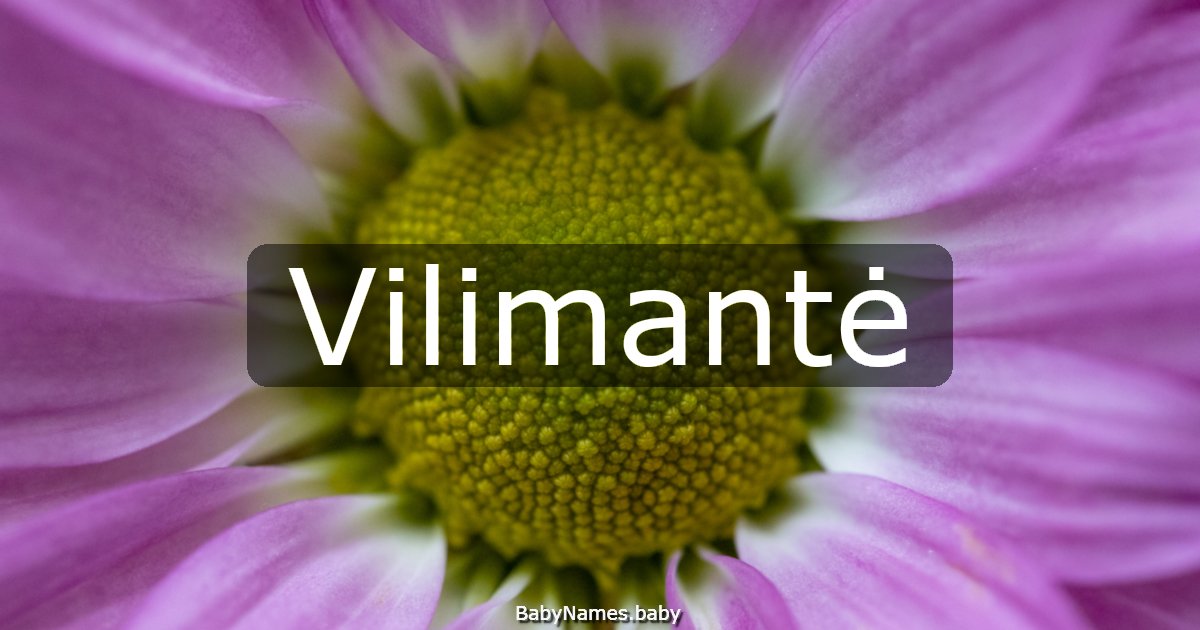 Vilimantė